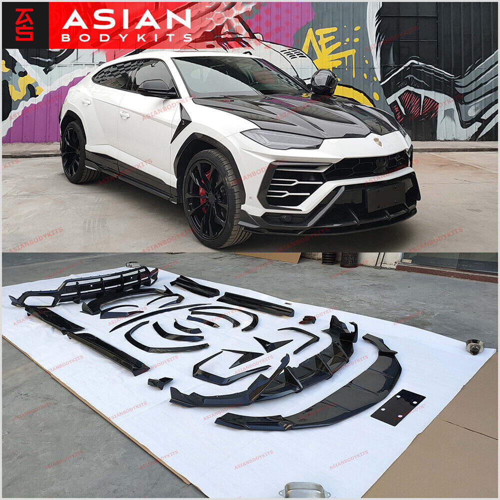 DRY CARBON FIBER BODY KIT for LAMBORGHINI URUS 2018+ FRONT LIP DIFFUSER SPOILER