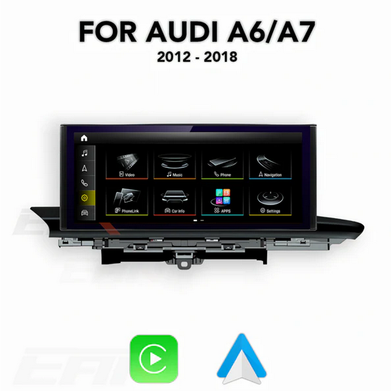 Audi A6/S6/RS6/A7/S7/RS7 (C7) Android 13.0 Multimedia 10.25″/12.5″ Touchscreen Display + Built-In Wireless Carplay & Android Auto | 2012 – 2018 | LHD/RHD