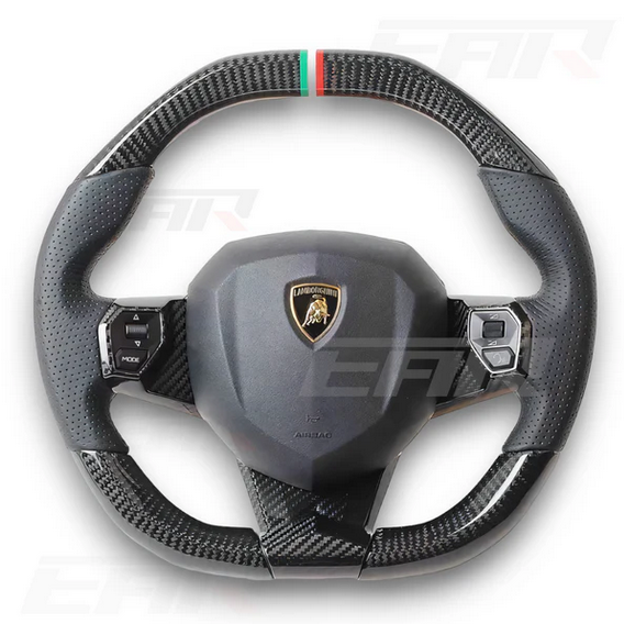 Lamborghini Aventador Customizable Carbon Fiber / Alcantara / LED Steering Wheel